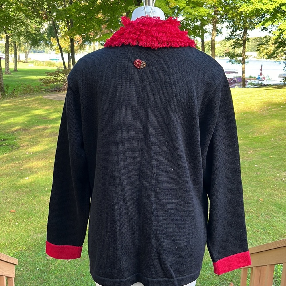 Vintage Storybook Key to my Heart sweater XXL - Picture 4 of 9